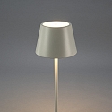 Konstsmide battery floor lamp POMEZIA MEDIUM USB IP54, white dimmable
