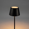 Konstsmide battery floor lamp POMEZIA MEDIUM USB IP54, black dimmable