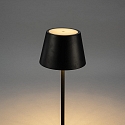 Konstsmide battery floor lamp POMEZIA MEDIUM USB IP54, black dimmable
