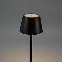 Konstsmide battery floor lamp POMEZIA MEDIUM USB IP54, black dimmable
