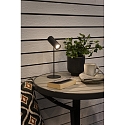 Konstsmide battery table lamp MULTI 3in1 IP54, black dimmable