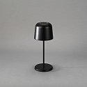 Konstsmide battery table lamp BIOT USB IP54, black dimmable