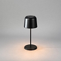 Konstsmide battery table lamp BIOT USB IP54, black dimmable