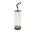LED Akku-Tischleuchte EDISON S USB, 1W, 2700K, 10-100lm, IP54, dimmbar, anthrazit