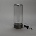 Konstsmide LED Akku-Tischleuchte EDISON L USB, 1,2W, 2700K, 10-100lm, IP54, dimmbar, anthrazit