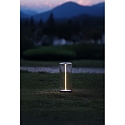 Konstsmide LED Akku-Tischleuchte EDISON L USB, 1,2W, 2700K, 10-100lm, IP54, dimmbar, anthrazit