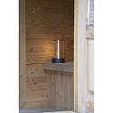 Konstsmide LED Akku-Tischleuchte EDISON M  USB, 1,2W, 2700K, 10-100lm, IP54, dimmbar, anthrazit