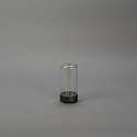 Konstsmide LED Akku-Tischleuchte EDISON XS USB, 0,4W, 2700K, 5-55lm, IP54, dimmbar, anthrazit