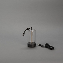 Konstsmide LED Akku-Tischleuchte EDISON XS USB, 0,4W, 2700K, 5-55lm, IP54, dimmbar, anthrazit