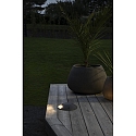 Konstsmide HighPower LED terrace floor spot with 1-fold light beam, 5W 3000K 450lm, anthracite aluminium