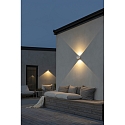 Konstsmide LED Kristall-Linsen-Wandleuchte GALA DOWN, 6W