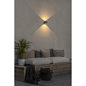 Konstsmide LED Kristall-Linsen-Wandleuchte GALA UP&DOWN, 2x 6W