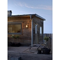 Konstsmide outdoor wall luminaire BRINDISI with sensor E27 IP54, black 
