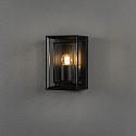Konstsmide outdoor wall luminaire BRINDISI MINI E27 IP54, black dimmable