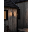 Konstsmide outdoor wall luminaire BRINDISI MINI E27 IP54, black dimmable