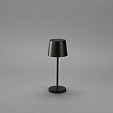 Konstsmide battery table lamp VENCE MINI USB IP54, black dimmable