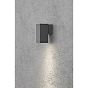 Au�en-Wandleuchte MONZA, GU10, anthrazit, Aluminium / Klarglas