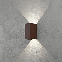 Konstsmide outdoor wall luminaire CREMONA IP54, rust 