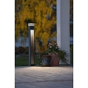 Konstsmide Outdoor HighPower LED Wegeleuchte MASSA, Down/Side, eckig, IP54, 8W 3000K 800lm, Anthrazit, Aluminium / Acrylglas klar