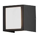 LED Au�en-Wandleuchte CREMONA, 2 Seiten von 0�-90� einstellbar, 3W 3000K 250lm, Anthrazit, Aluminium / Frost-Acrylglas