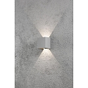 HighPower LED Au�en-Wandleuchte CREMONA, 3W 3000K 460lm, Grau, Aluminium / Acrylglas klar, Lichtaustritt verstellbar