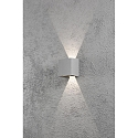 Konstsmide HighPower LED Au�en-Wandleuchte CREMONA, 3W 3000K 460lm, Grau, Aluminium / Acrylglas klar, Lichtaustritt verstellbar