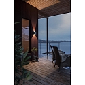 Konstsmide HighPower LED Au�en-Wandleuchte CREMONA, 3W 3000K 460lm, Grau, Aluminium / Acrylglas klar, Lichtaustritt verstellbar