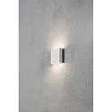 HighPower LED Außen-Wandleuchte CHIERI SLIM, Up/Down, 2x3W 3000K 450lm, Weiß, Aluminium / Acrylglas opal