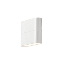 HighPower LED Au�en-Wandleuchte CHIERI SLIM, Up/Down, 2x3W 3000K 450lm, Wei�, Aluminium / Acrylglas opal