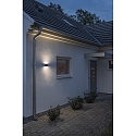 Konstsmide HighPower LED Au�en-Wandleuchte CHIERI SLIM, Up/Down, 2x3W 3000K 450lm, Anthrazit, Aluminium / Acrylglas opal