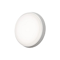 Konstsmide LED Au�en-Wand- / Deckenleuchte CESENA, IP54, rund, 10W 3000K 900lm, Wei�, Aluminium / Acrylglas opal