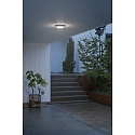 Konstsmide LED Au�en-Wand- / Deckenleuchte CESENA, IP54, rund, 10W 3000K 900lm, Wei�, Aluminium / Acrylglas opal