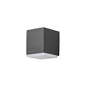 Konstsmide HighPower LED Au�en-Wandleuchte MONZA DOWN, 6W 3000K 550lm, Anthrazit / Aluminium, Kunststoff opal