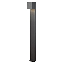 LED Wegeleuchte CREMONA, Lichtstrahl von 0�-90� einstellbar, 8W 3000K 600lm, Acrylglas klar / Anthrazit
