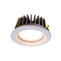  Recessed LED ceiling luminaire COB 210 rund, 37W, current constant, 35V DC, 1050mA, 3000K, white