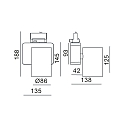 Deko-Light LED 3-Phasen-Strahler NIHAL, 30W 4000K 2860lm 33°, dimmbar, Weiß