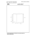 Wandleuchte XERA, 1xG9, eckig