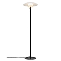 Nordlux Stehleuchte VERONA, E27, IP20, schwarz, Glas opal weiß