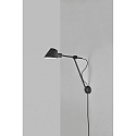 design for the people by Nordlux Wandleuchte STAY LONG, E27, IP20, schwarz