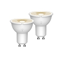 Nordlux LED Leuchtmittel SMART GU10, 2er Set, 4,8W, 2200-6500K, 420lm, dimmbar, wei�
