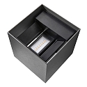 Nordlux LED Outdoor Wandleuchte MILDA KUBI UP/DOWN, 4,9W, 3000K, 290lm, CRI>80, IP44, anthrazit