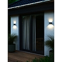 Nordlux LED Outdoor Wandleuchte MILDA KUBI UP/DOWN, 4,9W, 3000K, 290lm, CRI>80, IP44, anthrazit