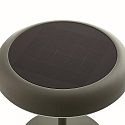Nordlux LED Solar Akku Tischleuchte ELMER SOLAR, 2W, 3000K, 25/50/100lm, IP44, IK02, dimmbar, grün