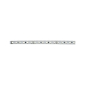 Paulmann LED Strip MaxLED 500 Warmweiß, beschichtet, 24V, 7W 2700K 440lm, dimmbar, Silber, 100cm