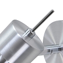 Steinhauer spot NATASJA 1 flame, Dim-To-Warm, adjustable GU10 IP20, steel brushed dimmable