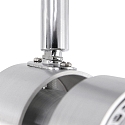 Steinhauer Aufbau-Strahlerleiste NATASJA, 3-flammig, inkl. 3x GU10 LED 7W 2200-2700K 480lm (D2W), dreh- und neigbar, stahl gebürstet