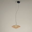 pendant luminaire PLAT SURFACE (LIGHT FOR LIFE) with shade, CCT Switch, adjustable, with diffuser IP20, black dimmable