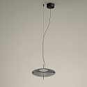 LED Einbau-Pendelleuchte PLAT RECESSED, IP20, 10.5W 2700/3000/4000K (CCT Switch), CRi 92, dimmbar, schwarz / rauchgrau
