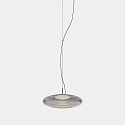 LED Einbau-Pendelleuchte PLAT RECESSED, IP20, 10.5W 2700/3000/4000K (CCT Switch), CRi 92, DALI steuerbar, schwarz / rauchgrau