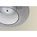 LEDS C4 LED Einbau-Pendelleuchte PLAT RECESSED, IP20, 10.5W 2700/3000/4000K (CCT Switch), CRi 92, DALI steuerbar, schwarz / rauchgrau